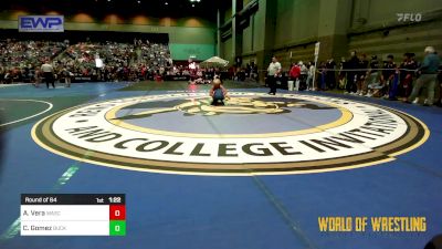 108 lbs Round Of 64 - Adrian Vera, Wasco Wrestling vs Carlos Gomez, Buckaroo Wrestling