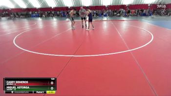 120 lbs Round 2 (6 Team) - Casey Sisneros, Bemidji vs Miguel Astorga, Xavier