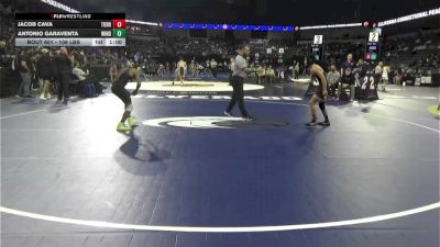 106 lbs Consi Of 32 #2 - Jacob Cava, Torrey Pines (SD) vs Antonio Garaventa, Windsor (NC)