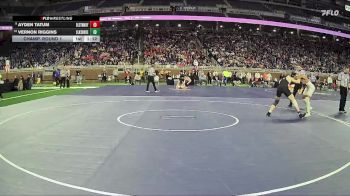 D2-157 lbs Champ. Round 1 - Ayden Tatum, St Mary Preparatory HS (Orchard Lake) vs Vernon Riggins, Lakeshore HS