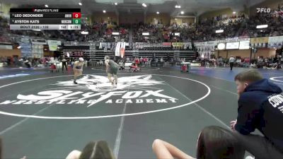 132 lbs Quarterfinal - Ayston Kats, Norton Community Hs vs Leo DeDonder, Allen-Northern Heights Hs