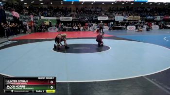 145 lbs Champ. Round 1 - Jacob Morris, South Anchorage High School vs Hunter Cowan, Ketchikan High School