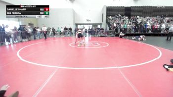 123 lbs Consi Of 4 - Danielle Sharp, Pride WC vs Mia Frasca, Fightin Irish Wrestling Club