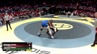 D3-138 lbs Cons. Round 3 - Edward Kessen, Del. St. John`s vs Ashton Homan, Monroeville