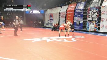 150 Class 3 lbs Cons. Round 3 - Tate Cook, Warrensburg vs Carson Rooks, Webb City