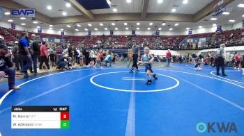 46 lbs Round Of 32 - Max Harris, Tuttle Elite Wrestling Club vs Wyatt Adkisson, Division Bell Wrestling