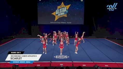 Richmond Cheer Athletics - Scarlet [2025 L1 Senior - Small Day 2] 2025 UCA & UDA All Star National Championship