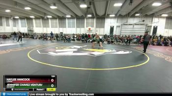 120 lbs Champ. Round 2 - Haylee Hancock, Lamar vs Jennifer Chavez Ventura, Doherty