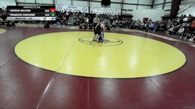 126 lbs Quarterfinal - Traedun Osborne, Juab vs Jerron Becker, Carbon