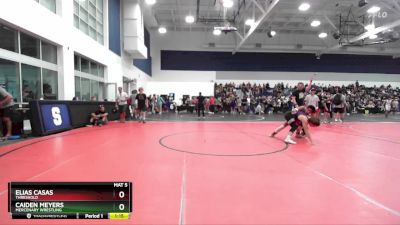 126 lbs Quarterfinal - Caiden Meyers, Mercenary Wrestling vs Elias Casas, Threshold