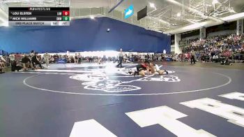 120 lbs 3rd Place Match - Lou Elsten, Lawrence vs Nick Williams, Shawnee Mission West