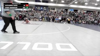 145 lbs Semifinal - Avery Winterton, Salem Hills vs Alexandra Gates, Cedar Valley
