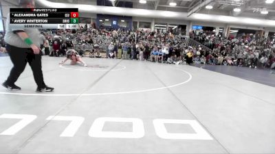 145 lbs Semifinal - Avery Winterton, Salem Hills vs Alexandra Gates, Cedar Valley