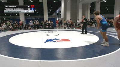 80 kg Champ. Rd Of 64 - Max Harris, Wichita Training Center vs Preston Burroughs, Mayo Quanchi Wrestling