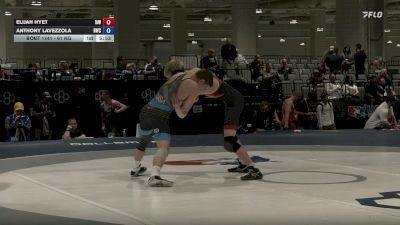 61 kg Cons. Sub-rd Of 64 - Elijah Hyet, Immortal Athletics WC vs Anthony Lavezzola, Hawkeye Wrestling Club