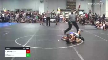 50 lbs Semifinal - Lincoln Brower, Deep Roots vs Princeton Nunn, Daniel Cormier Wrestling