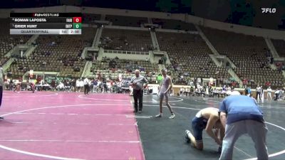 7A 144 lbs Quarterfinal - Grier Hunt, Enterprise HS vs Roman Laposta, Fairhope