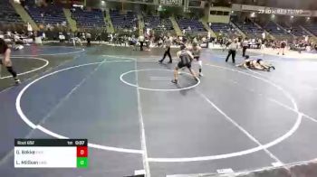 160 lbs Consi Of 8 #1 - Graydon Bakke, Rapid City Cobblers vs Logan Millikan, Eagles