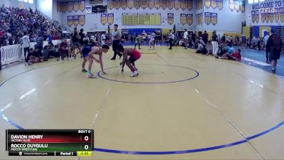 106 lbs Cons. Round 5 - Davion Henry, Victory Elite vs Rocco Duygulu, Mocco Wrestling