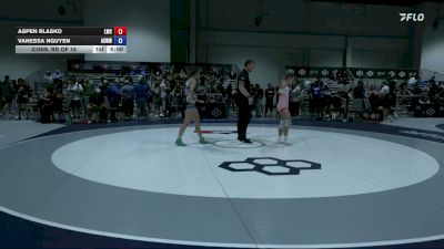 57 kg Cons. Rd Of 16 - Aspen Blasko, Laker Wrestling Club vs Vanessa Nguyen, Adams State Womens Wrestling