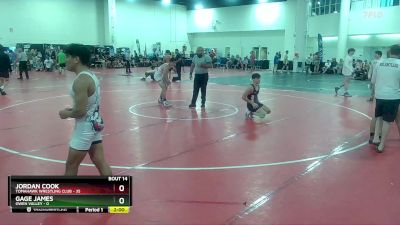 150 lbs Round 3 (10 Team) - Jordan Cook, Tomahawk Wrestling Club vs Gage James, Owen Valley