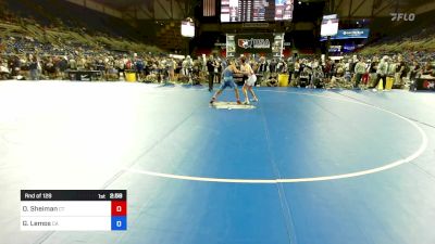 144 lbs Rnd Of 128 - Owen Sheiman, CT vs Gabriel Lemos, CA