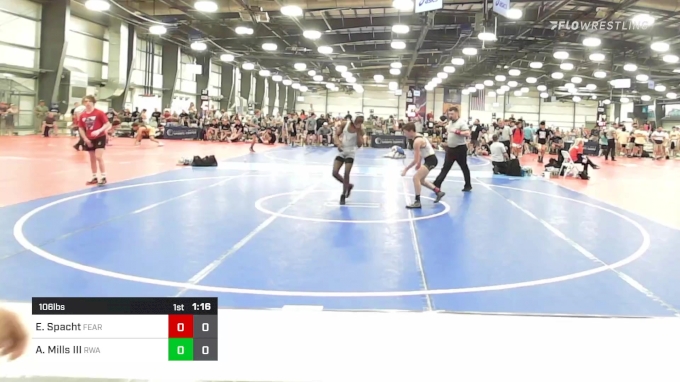 106 lbs Rr Rnd 3 - Ethan Spacht, Fear The Beard vs Antonio Mills III ...