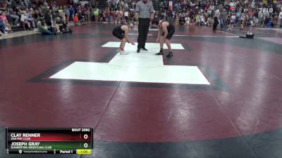 J-18 lbs Cons. Round 1 - Joseph Gray, Dunkerton Wrestling Club vs Clay Renner, USA MAT CLUB