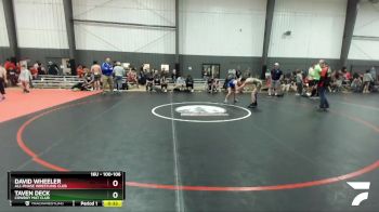 100-106 lbs 3rd Place Match - Taven Deck, Cowboy Mat Club vs David Wheeler, All-Phase Wrestling Club