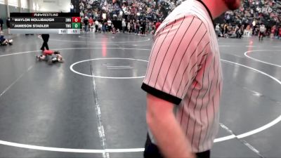 37 lbs 7th Place Match - Waylon Hollibaugh, 308 Wrestling Academy vs Jameson Stadler, Torrington Wrestling Club