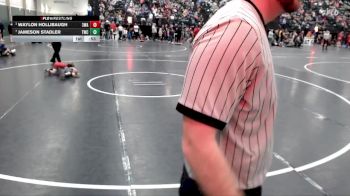 37 lbs 7th Place Match - Waylon Hollibaugh, 308 Wrestling Academy vs Jameson Stadler, Torrington Wrestling Club