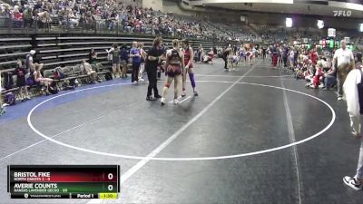 138 lbs Round 1 (4 Team) - Averie Counts, Kansas Lavender Gecko vs Bristol Fike, North Dakota 2