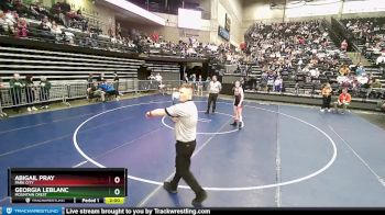 4A 120 lbs Champ. Round 1 - Abigail Pray, Park City vs Georgia Leblanc, Mountain Crest