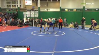 285 lbs 7th place - Ismael Mudassar, Levitttown Division vs Bailey Wood, Walton-delhi