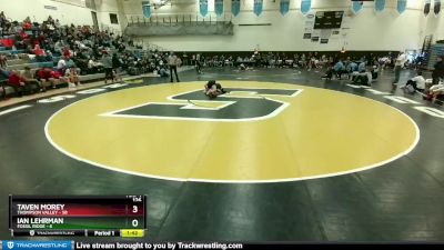 126 lbs Round 3 (10 Team) - Ian Lehrman, Fossil Ridge vs Taven Morey, Thompson Valley