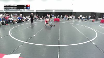 132 lbs Beckett Rehorst, South Dakota Blue vs Bryson Rockers, Team Kansas Gold