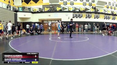 97 lbs 5th Place Match - Noah Goelz, Contenders Wrestling Academy vs Leo Grimm, Midwest Xtreme Wrestling