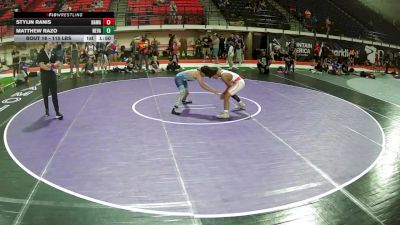 115 lbs Champ. Round 1 - Stylin Ranis, Hawaii vs Matthew Razo, Nevada