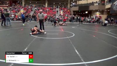 70 lbs Quarterfinal - Blake Teufel, Derby Wrestling Club vs Layton Schwartz, Tiger Wrestling Club