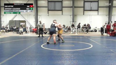 285 lbs Consi Of 8 #1 - Jon Lettre, Southern Maine vs Anthony Albanese, Western New England