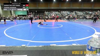52 lbs Consolation - Sariah The Last Panda, Nakamura Wrestling vs Harper Atkinson, Wyandotte Youth Wrestling