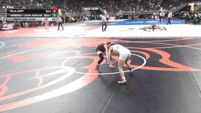 Cons. Round 2 - Kimberly Colin Aguilar, Omaha South vs Ella Japp, Elkhorn Wrestling