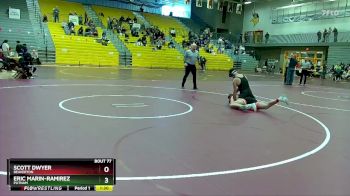 157 lbs Cons. Round 2 - Scott Dwyer, Beaverton vs Eric Marin-Ramirez, Putnam