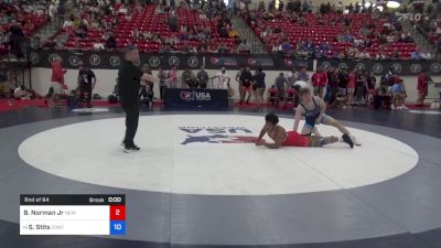 71 kg Rnd Of 64 - Barry Norman Jr, New Jersey vs Silas Stits, Contenders Wrestling Academy