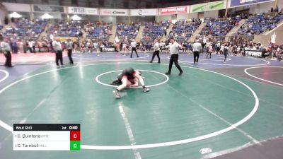 155 lbs Consi Of 16 #1 - Caleb Quintana, Ortega Middle School vs Clayton Turnbull, Milliken Middle School