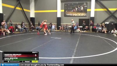 190 lbs Placement (4 Team) - Kami Senlycki, MN Storm vs Mariyah Brumley, Missouri Gold