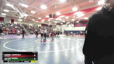 150 lbs Champ. Round 1 - Lelynd Mesina, West Hills vs Leonel Canchola, Calexico