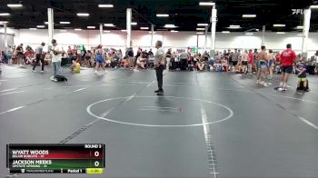 84 lbs Round 3 - Wyatt Woods, Belair Bobcats vs Jackson Meeks, Upstate Uprising