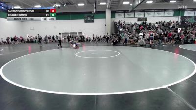 155 lbs Round 1 - Adrian Grosvenor, Siouxland Wrestling Academy vs Cragen Smith, WTC