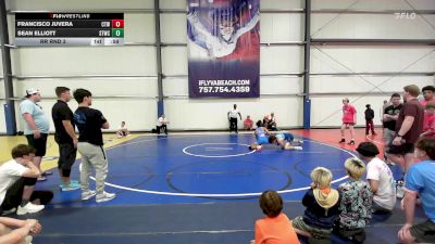 119 lbs Rr Rnd 3 - Francisco Juvera, CTWHALE vs Sean Elliott, Shore Thing Surf